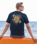 Kauai Island Brewing Co Kauai Island Label - Navy Short Sleeve Crewneck T-Shirt